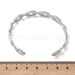 304 Stainless Steel Cuff Bangles&nbsp;BJEW-A160-01P
