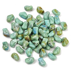 Two Tone Opaque Acrylic Imitation Gemstone Beads&nbsp;OACR-T033-06