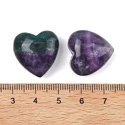 Natural Fluorite Heart Palm Stones&nbsp;G-P609-A03-01
