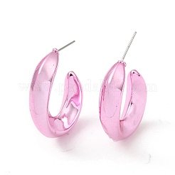 Donut Acrylic Stud Earrings&nbsp;EJEW-P251-19