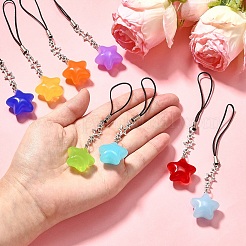 Star Acrylic Mobile Straps&nbsp;HJEW-YW00030