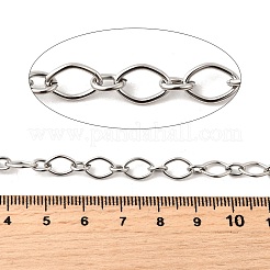 304 Stainless Steel Oval Link Chains&nbsp;CHS-C018-02A-P