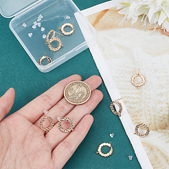 10Pcs Brass Stud Earring Finding&nbsp;KK-PH0005-03