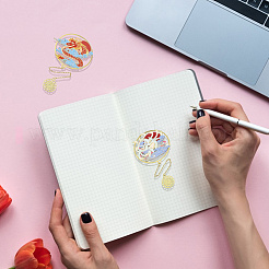 2Pcs 2 Styles Iron Bookmarks with Chain&nbsp;AJEW-GF0011-71