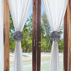 Flower Lace Curtain Tiebacks&nbsp;AJEW-WH0248-229