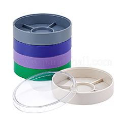 5-Tier Plastic Screw Together Stacking Jars for Watch Parts&nbsp;CON-WH0115-17