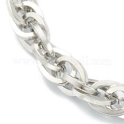 Non-Tarnish 304 Stainless Steel Rope Chain Necklaces&nbsp;NJEW-I245-07E-P