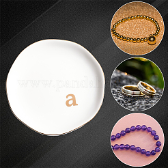 Round Ceramic Jewelry Dish&nbsp;AJEW-WH20067-023A