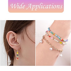 6Pcs 6 Colors Rack Plating Brass Beads&nbsp;KK-CJ0002-60