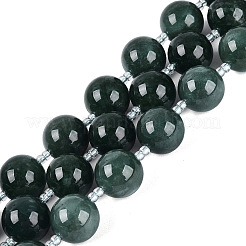 Natural Jadeite Myanmar Jade Beads Strands&nbsp;G-N353-07E-01-01