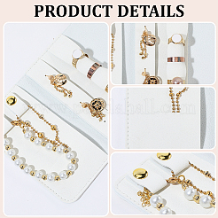 PU Imitation Leather Jewelry Rolls for Earrings Bracelets Necklaces&nbsp;AJEW-WH20020-456B