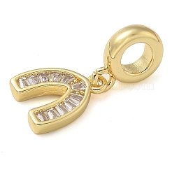Rack Plating Brass Cubic Zirconia Pendants&nbsp;KK-K392-12G