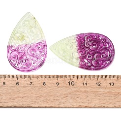 Dyed Natural Quartz Carved Big Pendants&nbsp;GG-CBA0022-15A