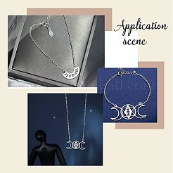 16Pcs 4 Style 201 Stainless Steel Pendant Links&nbsp;STAS-DC0002-64