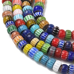 Handemade Millefiori Lampwork Beads&nbsp;LAMP-D009-01B