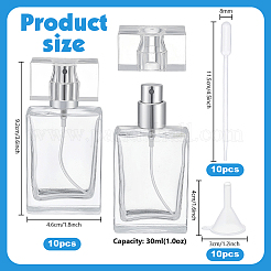 10Pcs Glass Perfume Spray Bottles&nbsp;MRMJ-PH0003-26