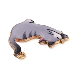 Rack Plating Alloy Enamel Pendants&nbsp;FIND-Q099-09G-03