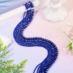 6 Strands 6 Styles Electroplate Glass Beads Strands&nbsp;EGLA-TADJ0001-02C