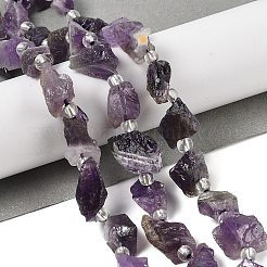 Natural Amethyst Beads Strands&nbsp;G-Q023-F01-01