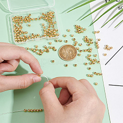 200Pcs Brass Spacer Beads&nbsp;KK-UN0002-34