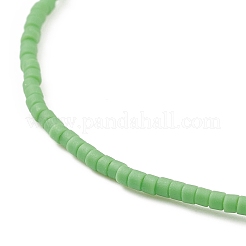 Natural Pearl & Glass Seed & Brass Beaded Stretch Bracelet for Women&nbsp;BJEW-JB08977