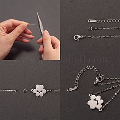 201 Stainless Steel Bracelet Making&nbsp;STAS-CJ0001-12P