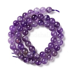Natural Amethyst Beads Strands&nbsp;LS-G-S030-7.5mm