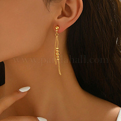 Brass Dangle Stud Earrings for Women&nbsp;KA1939-1