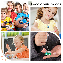 28Pcs 7 Style Resin Pendants&nbsp;FIND-SC0002-80