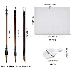 4Pcs Chinese Calligraphy Brushes Pen Kits&nbsp;AJEW-PH0002-93