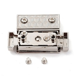 (Defective Closeout Sale: Scratch) Zinc Alloy Twist Bag Lock Purse Catch Clasps&nbsp;FIND-XCP0002-41