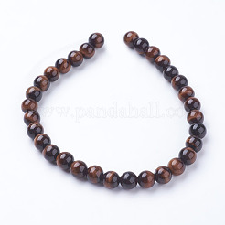 Natural Red Tiger Eye Beads Strands&nbsp;G-C076-6mm-1D
