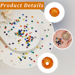 2040Pcs 24 Colors Electroplate Glass Beads&nbsp;EGLA-PA0001-40