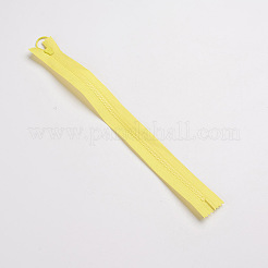 Resin Close End Zippers&nbsp;LS-FIND-WH0052-44D