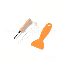 DIY Cotton Cup Mat Punch Needle Kits&nbsp;DIY-K032-38B