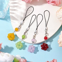 Flower Natural & Dyed Malaysia Jade Pendant Decorations&nbsp;KEYC-JKC00956