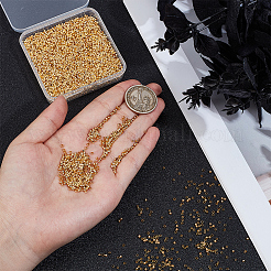 6000Pcs Brass Crimp Beads&nbsp;KK-PA0001-14G