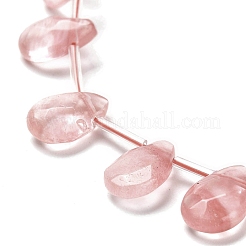 Cherry Quartz Glass Beads Strands&nbsp;G-Q167-A02-01