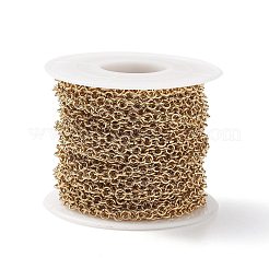 Ion Plating(IP) 304 Stainless Steel Rolo Chains&nbsp;CHS-H013-07G-C