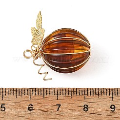 Transparent Acrylic 304 Stainless Steel Pendants&nbsp;PALLOY-TA00447