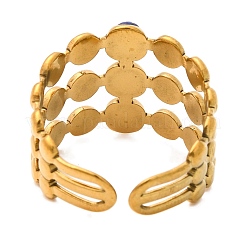 Natural Tiger Eye Finger Rings&nbsp;RJEW-Q822-44G-02