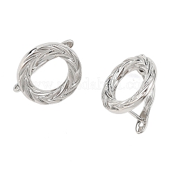 SHEGRACE Brass Hoop Earring Findings&nbsp;XGRQ79084-946P