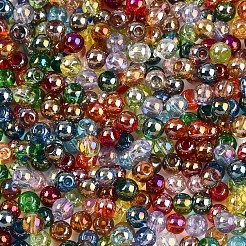 Transparent Colours Rainbow Glass Seed Beads&nbsp;SEED-N007-08