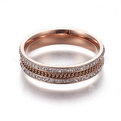 304 Stainless Steel Finger Rings&nbsp;RJEW-E158-21RG