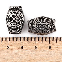 304 Stainless Steel European Beads&nbsp;STAS-G334-04AS