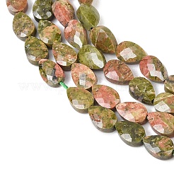 Natural Unakite Beads Strands&nbsp;G-A303-A03-01