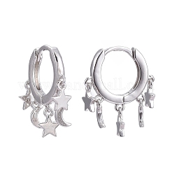 Brass Huggie Hoop Earrings&nbsp;EJEW-K083-44P