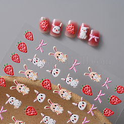 5Pcs 5 Style PET Plastic Decorative Sticker&nbsp;MRMJ-SP0001-25