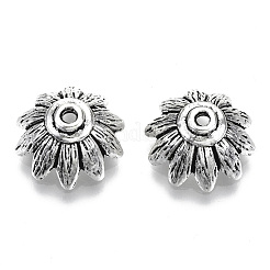 Tibetan Style Alloy Bead Caps&nbsp;TIBEP-S319-104AS-RS