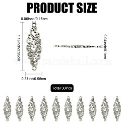 30Pcs Tibetan Style Alloy Connector Charms&nbsp;TIBE-FS0003-32